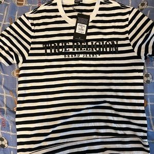 Stripe true religion shirt
